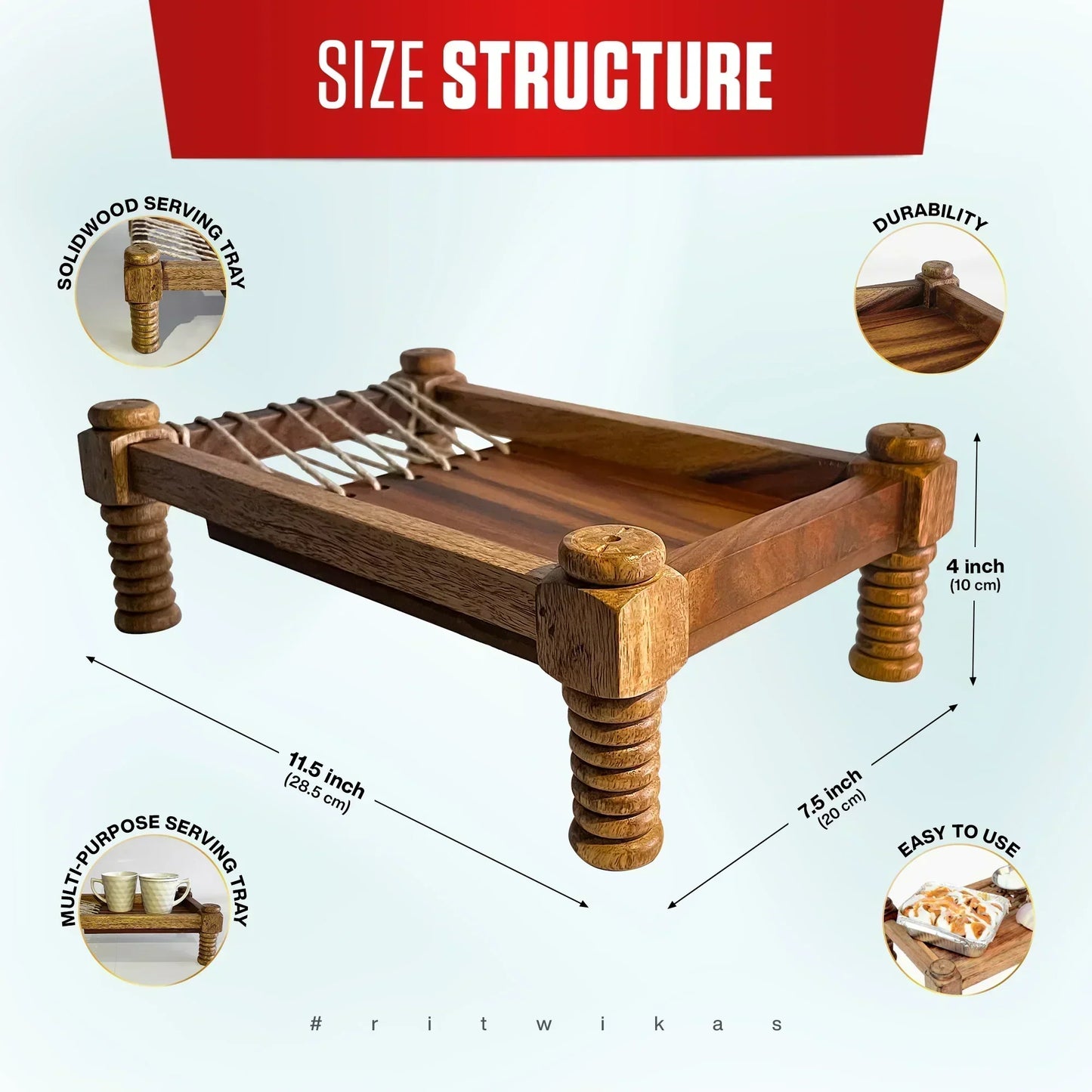 Handmade Premium Marwar Khatiya Platter