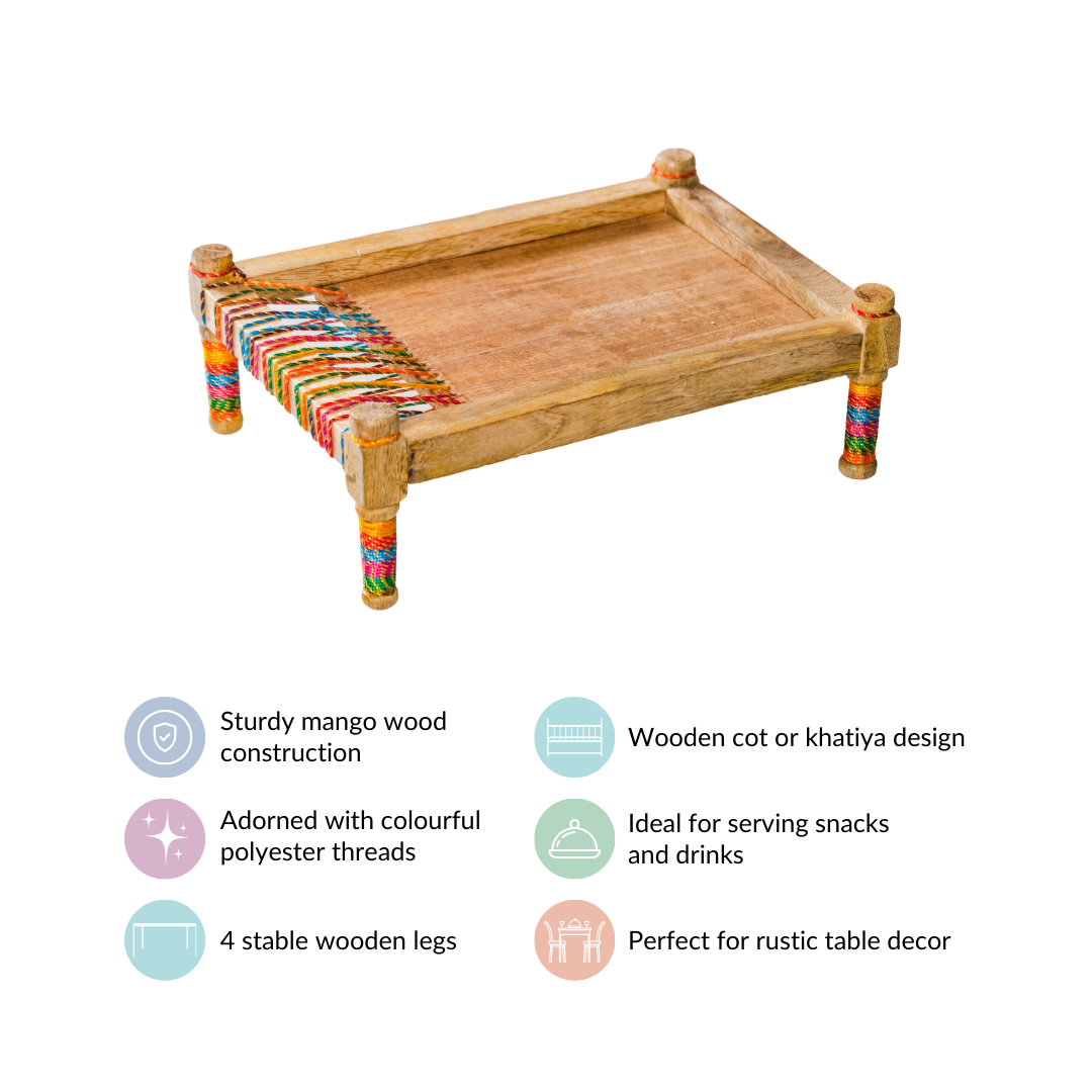 Handmade Mini Char Pai Serving Platter