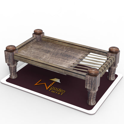 Handmade Decorative Serving Platter For Snacks & Coffee Tray
